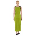 Acid Green & Black - Fitted Maxi Dress View2