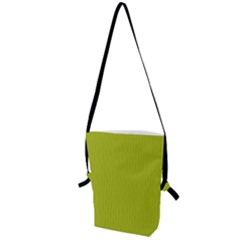 Acid Green & Black - Folding Shoulder Bag by FashionLane