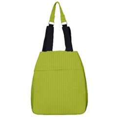 Acid Green & Black - Center Zip Backpack