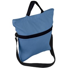 Air Force Blue & Black - Fold Over Handle Tote Bag by FashionLane