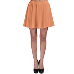 Atomic Tangerine & Black - Skater Skirt by FashionLane