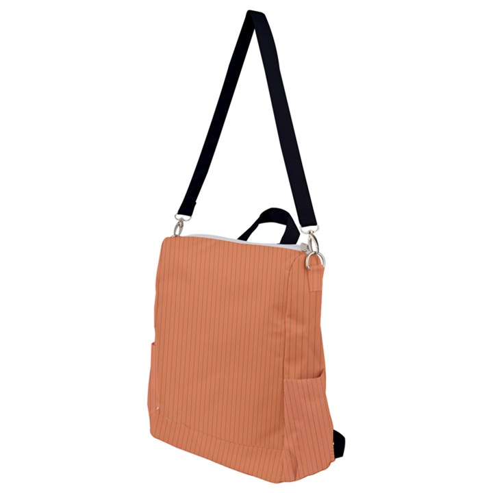 Atomic Tangerine & Black - Crossbody Backpack