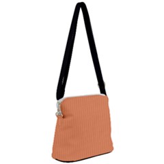 Atomic Tangerine & Black - Zipper Messenger Bag by FashionLane