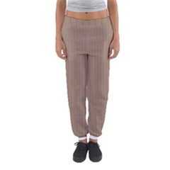 Beaver Brown & Black - Women s Jogger Sweatpants by FashionLane