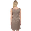 Beaver Brown & Black - Sleeveless Satin Nightdress View2