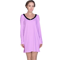 Blossom Pink & Black - Long Sleeve Nightdress by FashionLane