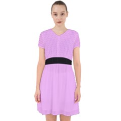 Blossom Pink & Black - Adorable In Chiffon Dress by FashionLane