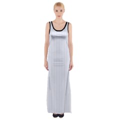 Brilliant White & Black - Thigh Split Maxi Dress by FashionLane