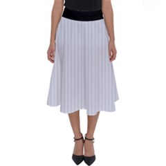 Brilliant White & Black - Perfect Length Midi Skirt by FashionLane