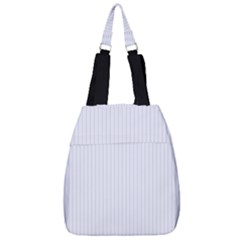 Brilliant White & Black - Center Zip Backpack