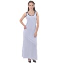 Brilliant White & Black - Sleeveless Velour Maxi Dress View1