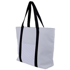 Brilliant White & Black - Zip Up Canvas Bag by FashionLane