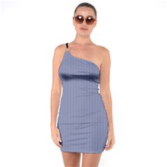 Lavender Violet & Black - One Soulder Bodycon Dress by FashionLane