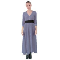 Lavender Violet & Black - Button Up Maxi Dress by FashionLane