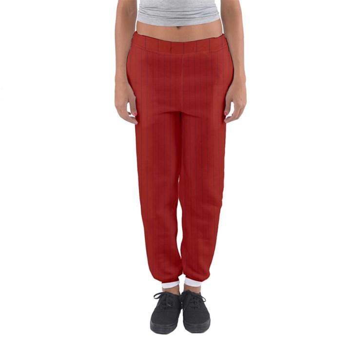 Lipstick Red & Black - Women s Jogger Sweatpants