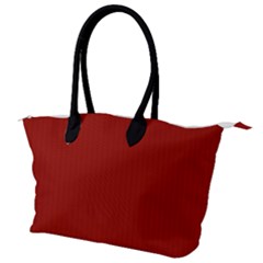 Lipstick Red & Black - Canvas Shoulder Bag by FashionLane