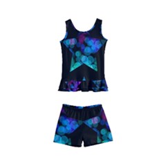 Mermaid Stars Kids  Boyleg Swimsuit by Dazzleway