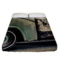 Abandoned Old Car Photo Fitted Sheet (queen Size) by dflcprintsclothing