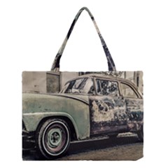 Abandoned Old Car Photo Medium Tote Bag by dflcprintsclothing