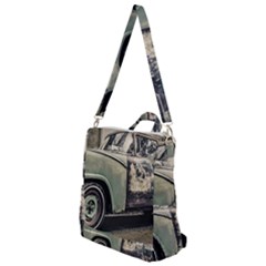 Abandoned Old Car Photo Crossbody Backpack