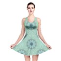 Mint floral pattern Reversible Skater Dress View1