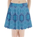 Blue star Pleated Mini Skirt View1