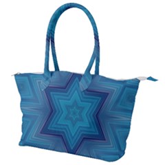 Blue Star Canvas Shoulder Bag by Dazzleway