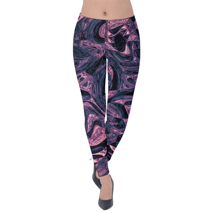 Mad Hatter Velvet Leggings