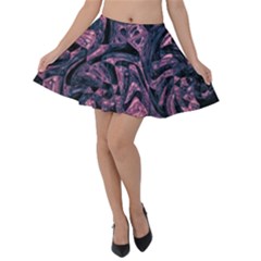 Mad Hatter Velvet Skater Skirt by MRNStudios