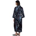 Black Pearls Maxi Satin Kimono View2