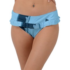 Cat Mirror Lion Frill Bikini Bottom