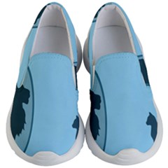 Cat Mirror Lion Kids Lightweight Slip Ons