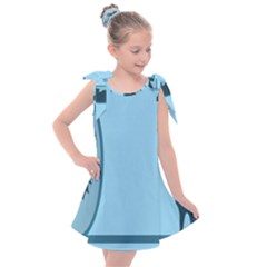 Cat Mirror Lion Kids  Tie Up Tunic Dress