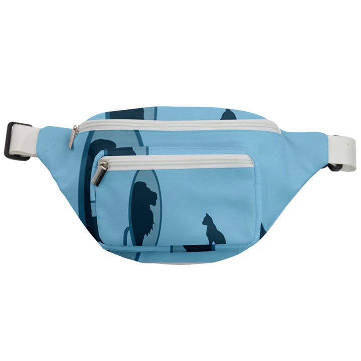 Cat Mirror Lion Fanny Pack