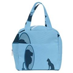 Cat Mirror Lion Boxy Hand Bag