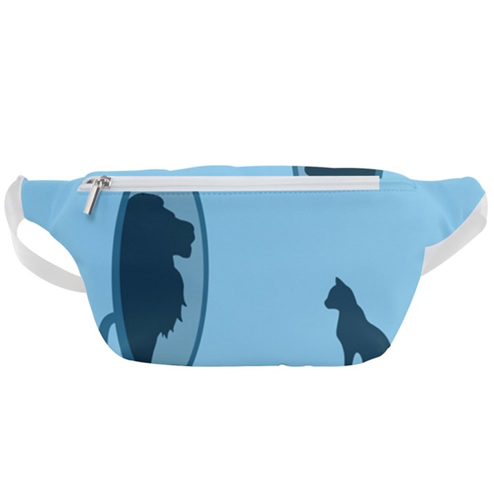 Cat Mirror Lion Waist Bag 