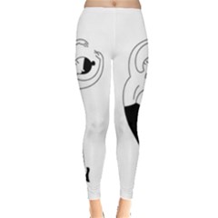 Classical Ballet Dancers Leggings  by Mariart