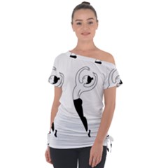 Classical Ballet Dancers Tie-up Tee