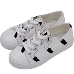 Classical Ballet Dancers Kids  Low Top Canvas Sneakers by Mariart