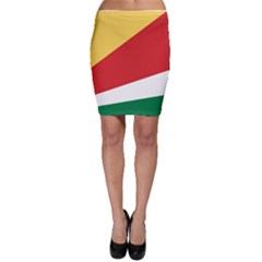 Seychelles Flag Bodycon Skirt by FlagGallery