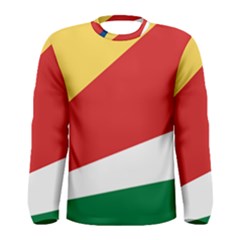 Seychelles Flag Men s Long Sleeve Tee by FlagGallery