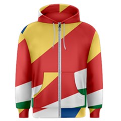 Seychelles Flag Men s Zipper Hoodie by FlagGallery