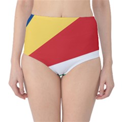 Seychelles Flag Classic High-waist Bikini Bottoms by FlagGallery