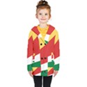 Seychelles flag Kids  Double Breasted Button Coat View1