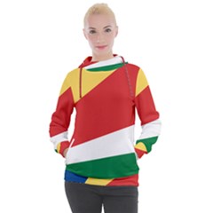 Seychelles Flag Women s Hooded Pullover by FlagGallery