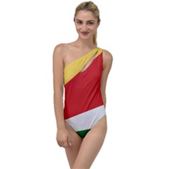 Seychelles Flag To One Side Swimsuit by FlagGallery