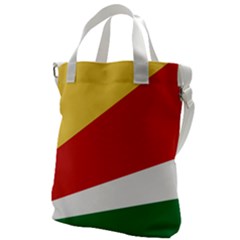 Seychelles Flag Canvas Messenger Bag by FlagGallery