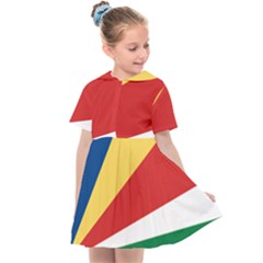 Seychelles Flag Kids  Sailor Dress by FlagGallery