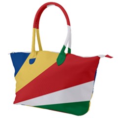 Seychelles Flag Canvas Shoulder Bag by FlagGallery