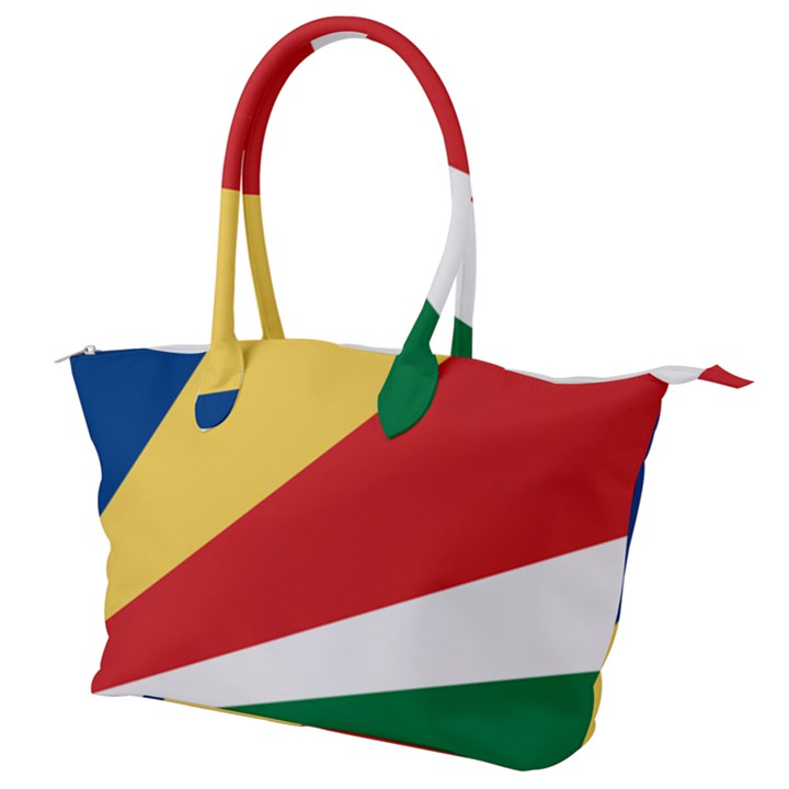 Seychelles flag Canvas Shoulder Bag